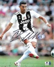 Cristiano Ronaldo Juventus FC Autographed 8x10 Photo GA coa
