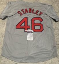 Bob Stanley Boston Red Sox Autographed Custom Baseball Style Jersey JSA w coa