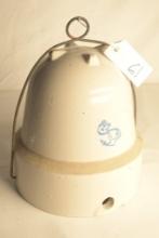 Poultry Crock with Blue Anchor