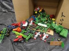Nice Lot Of 1/64 Tractors & Implements