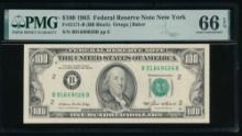 1985 $100 New York FRN PMG 66EPQ