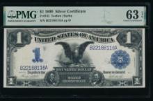 1899 $1 Black Eagle Silver Certificate PMG 63EPQ