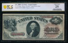 1880 $1 Legal Tender Note PCGS 25