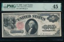 1880 $1 Legal Tender Note PMG 45