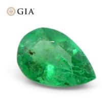 Beautiful GIA Certified 1.42 Ct Green Emerald