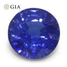 GIA Certified VVs1 1.28 Ct Natural Blue Sapphire