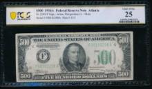 1934A $500 Atlanta FRN PCGS 25