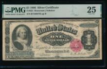 1886 $1 Martha Washington Silver Certificate PMG 25