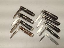 (9Pcs.) ASSORTED EMPIRE KNIFE CO. KNIVES