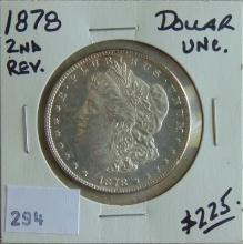 1878 Morgan Dollar 2nd Reverse.