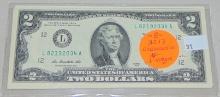 8 2013 Series UNC. $2 Notes (consecutive).