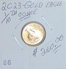2023 1/10 Oz. Gold Eagle.