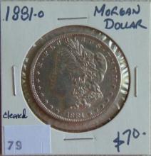 1881-O Morgan Dollar VF.