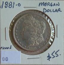1881-O Morgan Dollar F.