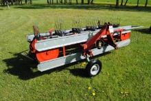 2004 DaRos 3-Point Hay Rake Type D240, 8'6", Series LL, has been welded - see pics, stored inside.