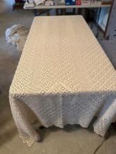 Crocheted Tablecloth-really nice......Shipping