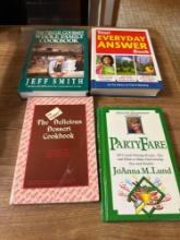 Cookbooks: Amy Vanderbilt's (1961), etc.