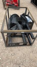 Mower King Skid Steer Auger w/ 3 bits