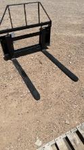 Mower King Pallet forks for skid steer