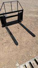 Mower King Pallet Forks for skid steer