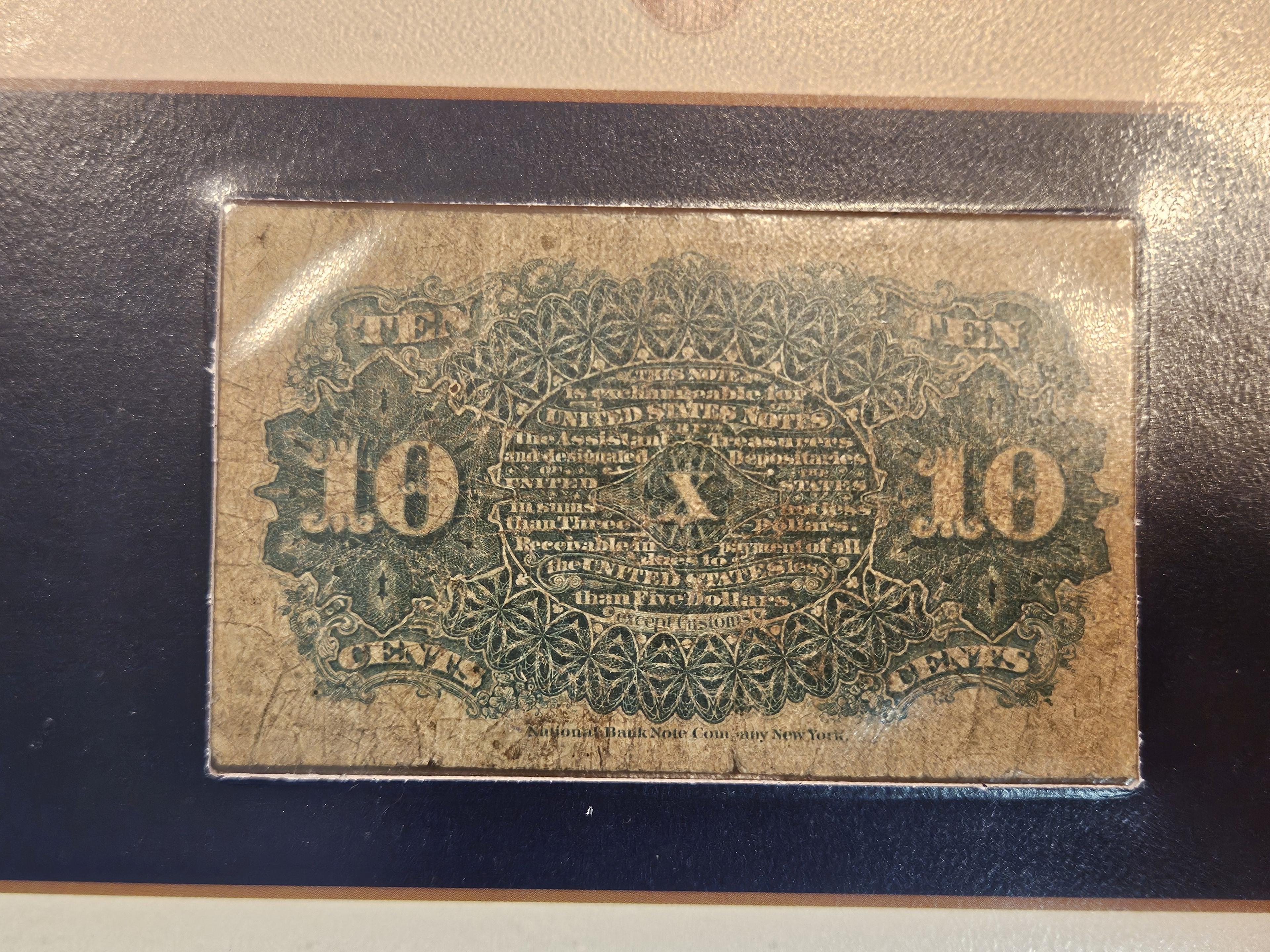Ten Cent Fractional Currency Note