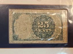 Twenty-five Cent Fractional Currency Note