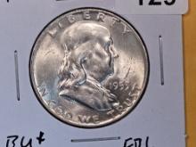1953-D Franklin Half Dollar in Brilliant Uncirculated plus