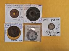 Five lovely coins from the Orient