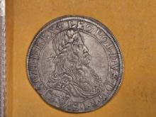 1664 Austria silver 15 Kreuzer