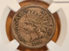 NGC 1860 Copper-Nickel Indian Cent