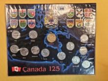 Canada 125 BU Coin set