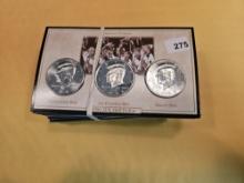 Nice 3-coin each set of Kennedy Half Dollars