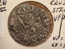 Rare! 1624 Sweden silver 1 ore