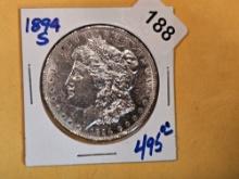 * KEY 1894-S Morgan Dollar