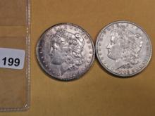 1902-O and 1896 Morgan Dollars