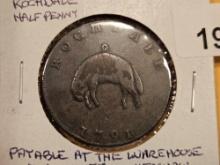 CONDER TOKEN! 1791 Lancashire-ROchdale half penny