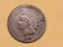 Semi-Key 1872 Indian Cent