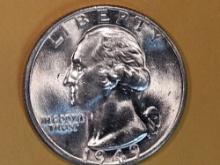 1949 Washington silver Quarter