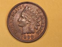 Choice Uncirculated 1898 Indian Cent