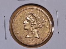 GOLD! Better 1853 Five Dollar Gold Liberty Head