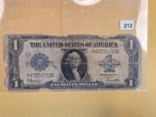 1923 One Dollar large size Silver Certificate