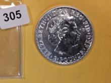 2015 GEM BU Great Britain silver 2 pounds