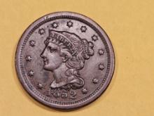 1852 Braided hair Large Cent