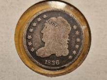 1836 Capped Bust Half-Dime