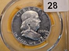 PCGS 1960 Franklin half Dollar in Proof 65