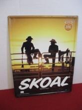 1994 Skoal Self Framed tin Advertising Sign-B