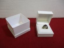 Sterling Silver Ladies Estate Ring with Stone