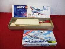 Aurora and Comet Airplane Model Kits (One w/ Swastika)