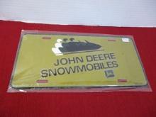 1976 John Deere Snowmobiles License Plate