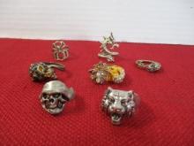 Mixed Fashion Rings-Lot of 7